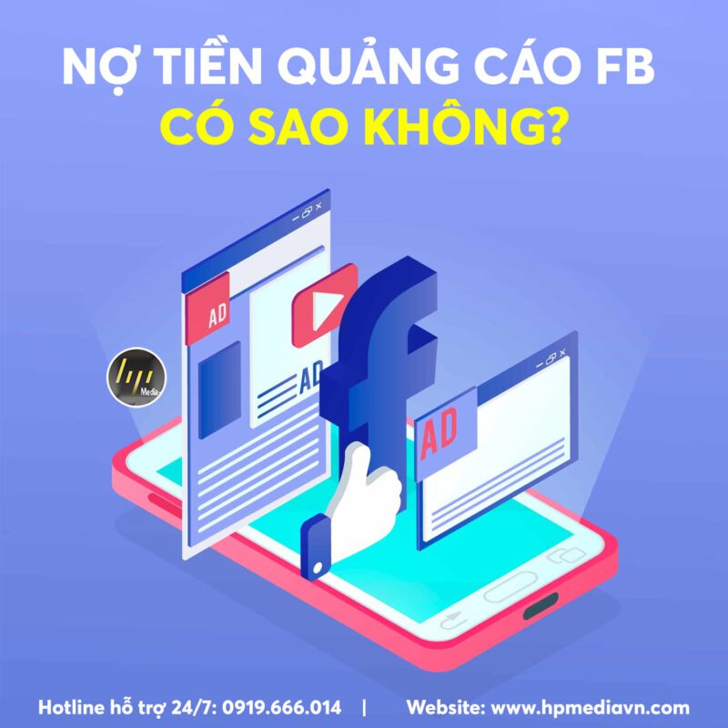 nợ tiền quảng cáo facebook